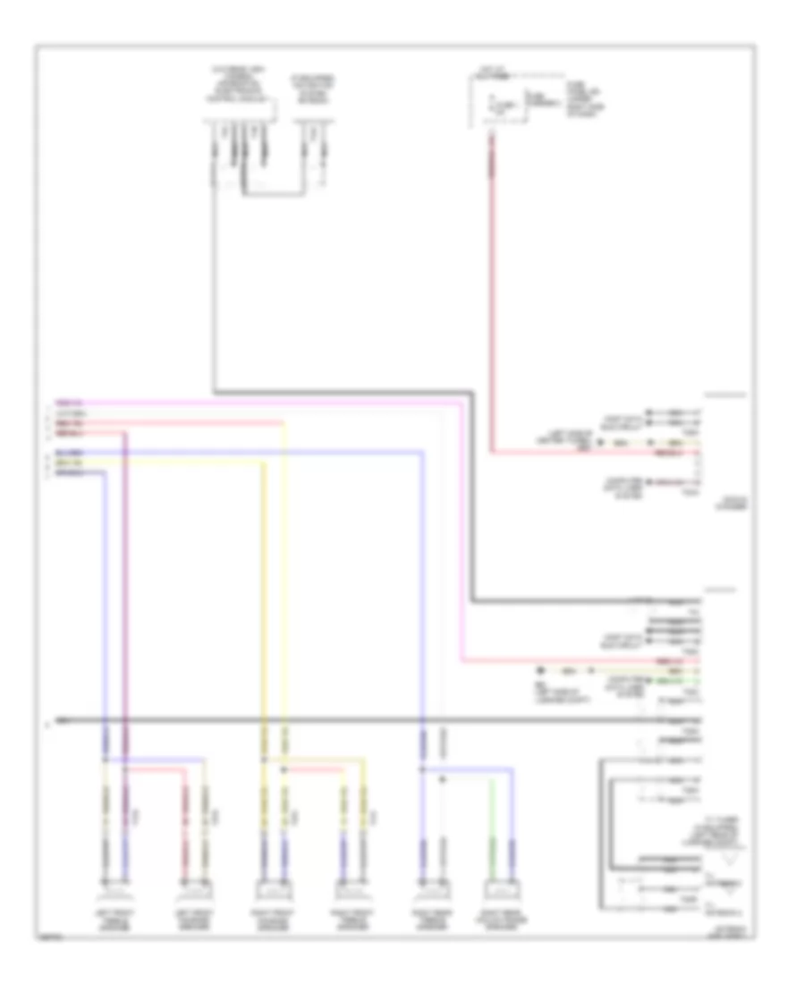 Navigation Wiring Diagram, Convertible Standard MMI  Basic MMI (2 of 2) for Audi A5 2.0T 2011