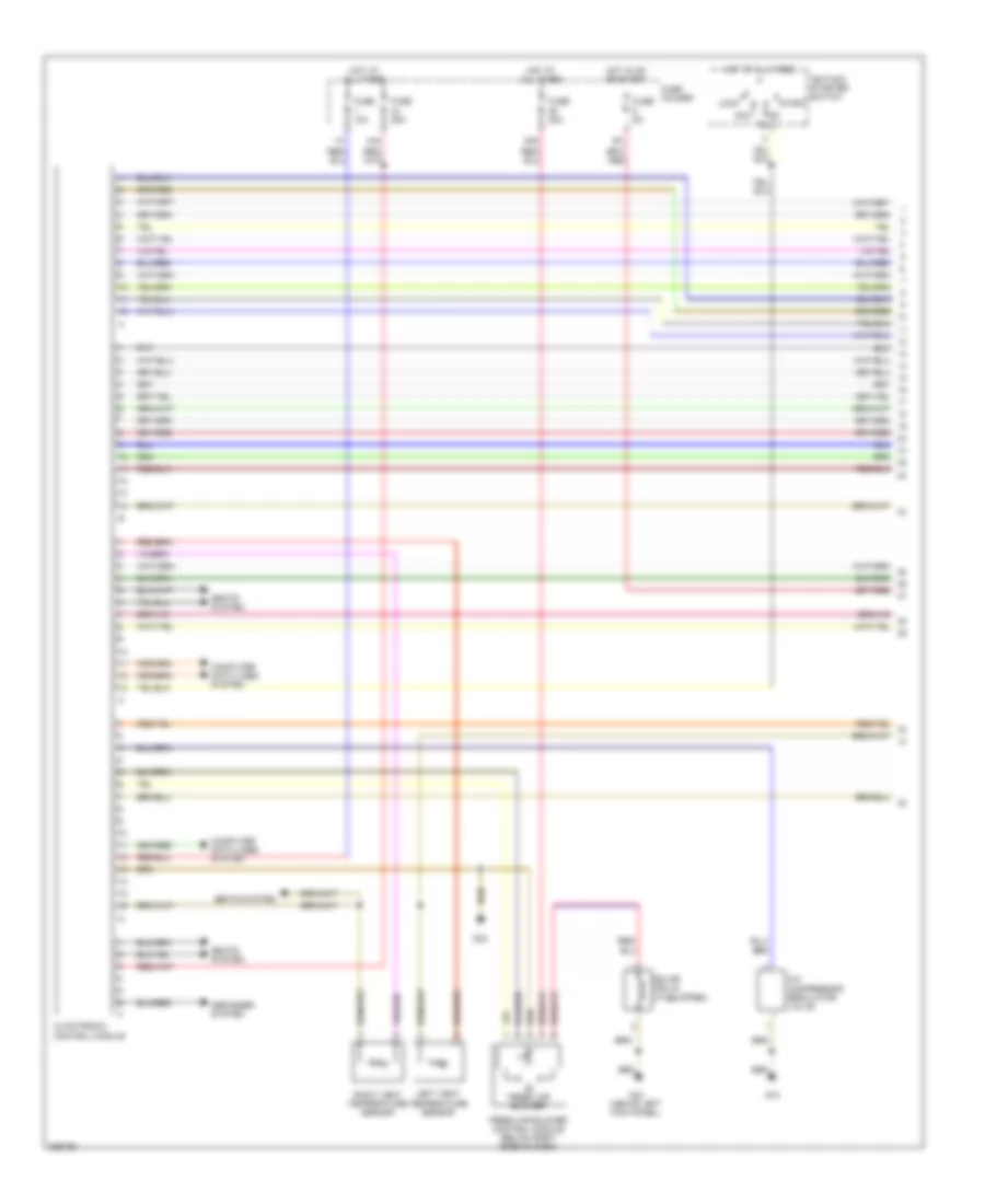 Automatic A C Wiring Diagram Except Convertible 1 of 3 for Audi RS 4 2008