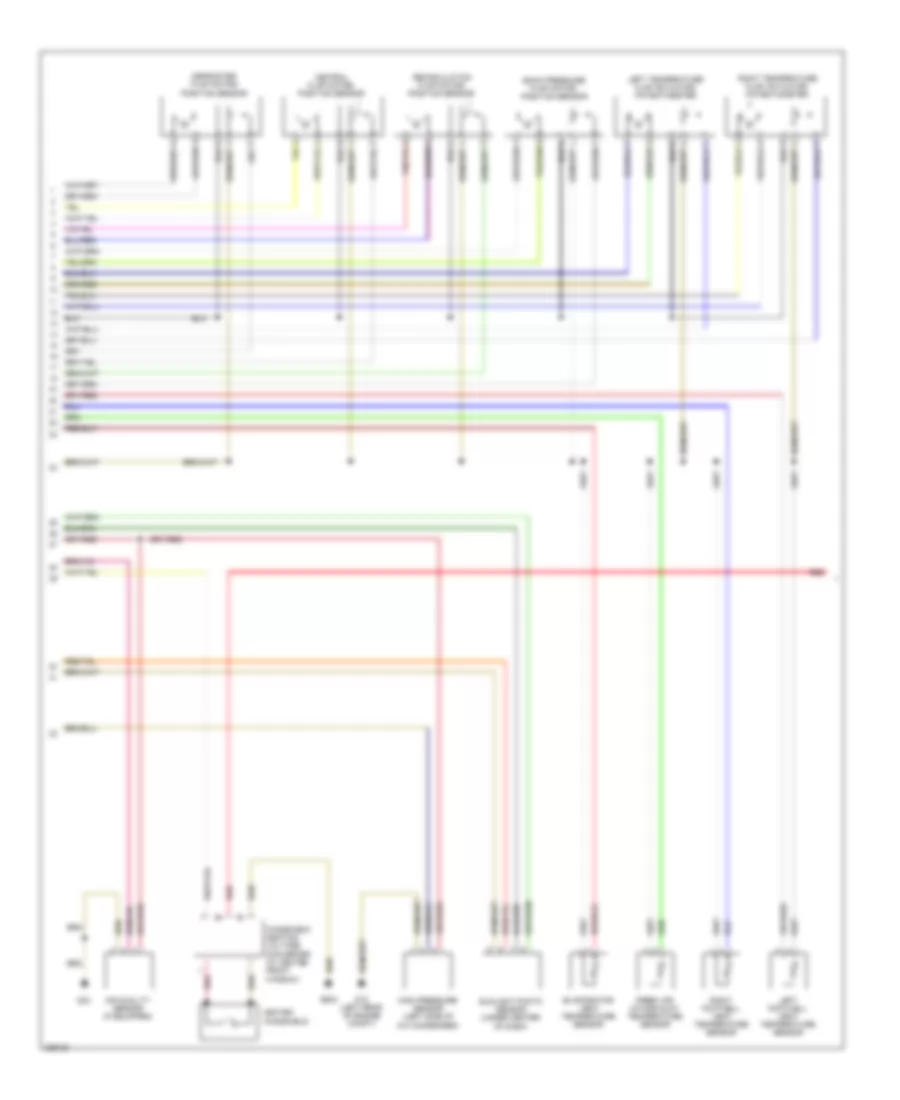 Automatic AC Wiring Diagram, Except Convertible (2 of 3) for Audi RS 4 2008