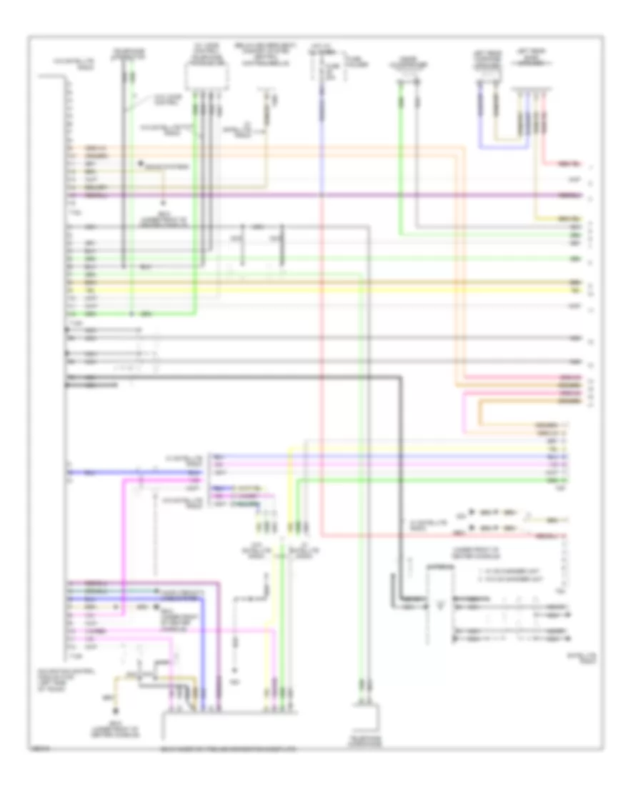 Navigation Wiring Diagram Except Convertible with Bose 1 of 2 for Audi RS 4 2008