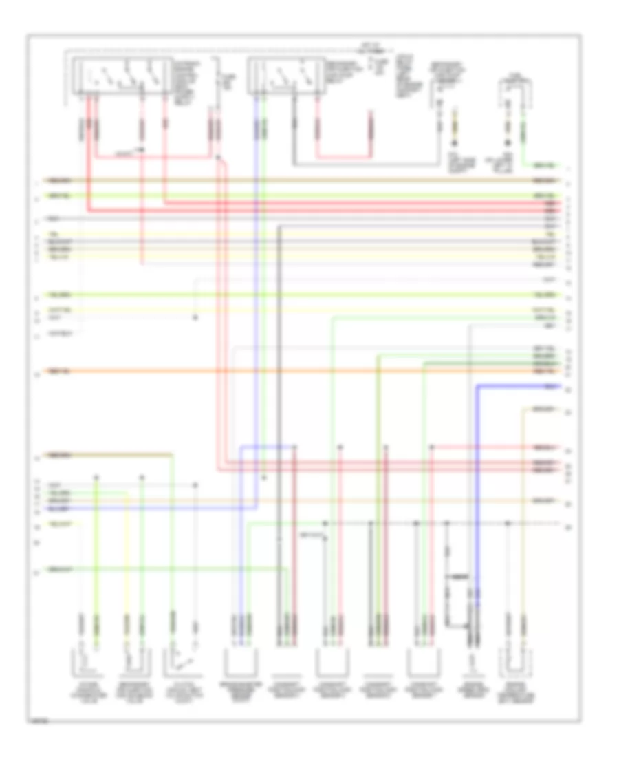 3.0L, Engine Performance Wiring Diagram (2 of 4) for Audi A6 Quattro 2004