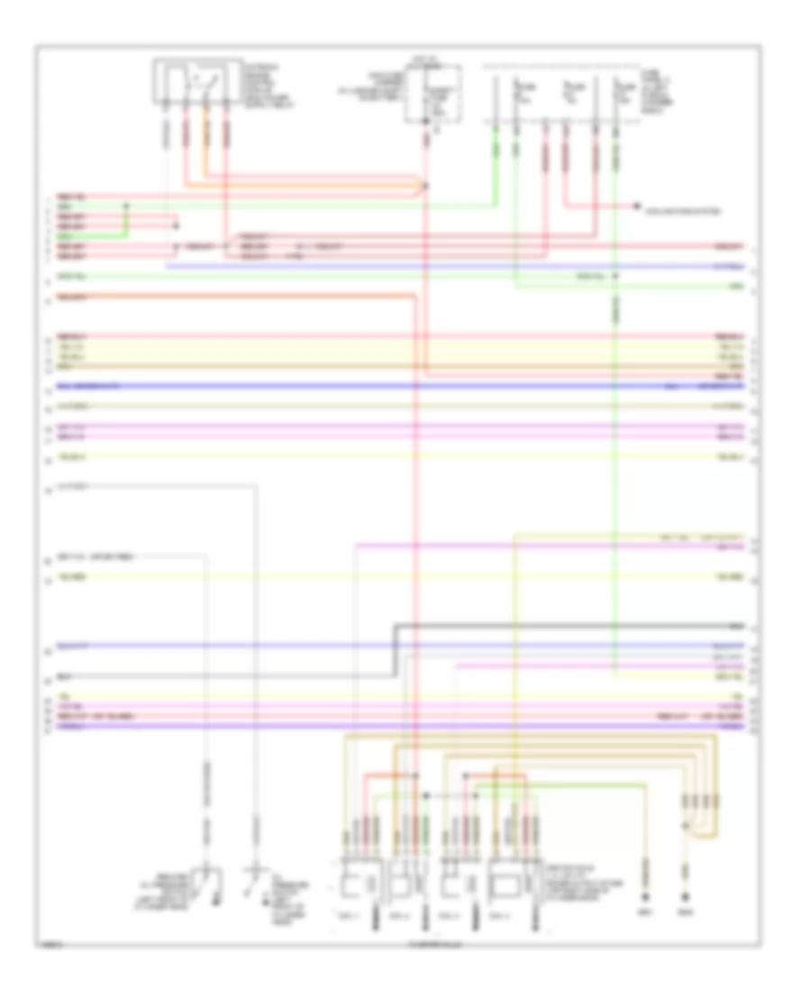 2.0L Turbo, Engine Performance Wiring Diagram (2 of 6) for Audi A6 Prestige Quattro 2013