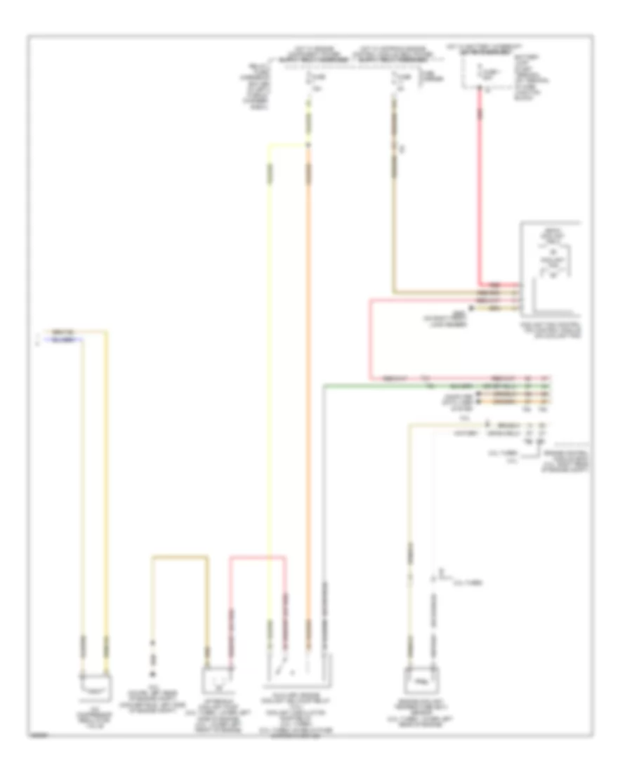 Automatic AC Wiring Diagram, Comfort (3 of 3) for Audi A5 2.0T Quattro 2011