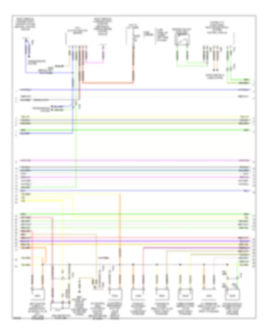 2.0L Turbo, Engine Performance Wiring Diagram (4 of 6) for Audi A5 2.0T Quattro 2011