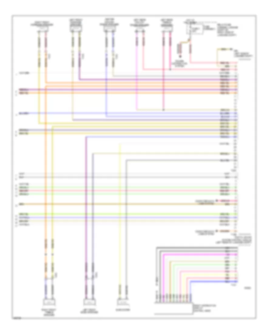 Radio Wiring Diagram, Convertible Premium Infotainment (3 of 3) for Audi A5 2.0T Quattro 2011
