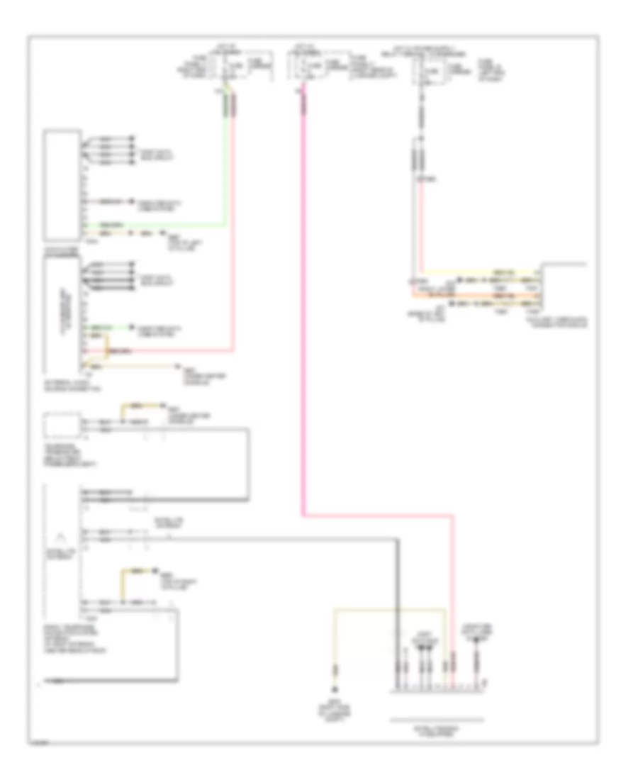 Radio Wiring Diagram, Standard (2 of 2) for Audi Q7 Premium 2014