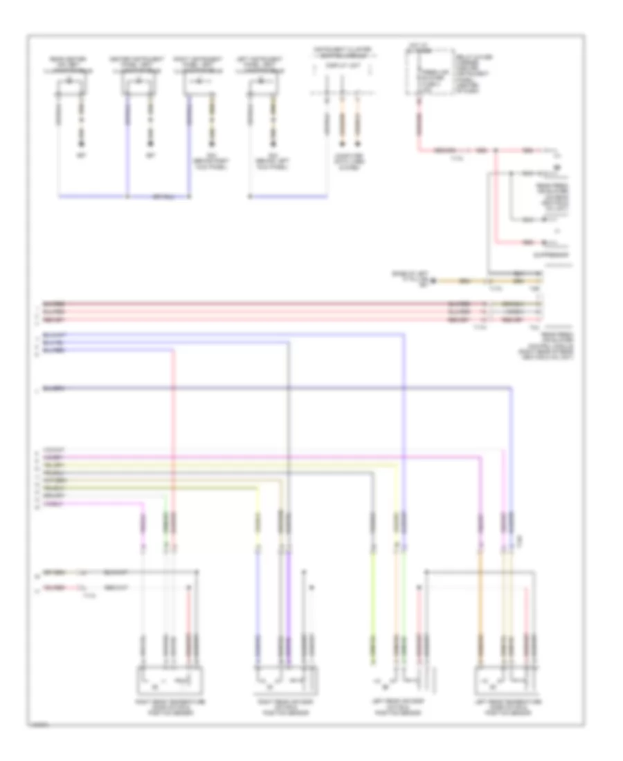 Rear AC Wiring Diagram (2 of 2) for Audi Q7 Premium 2014