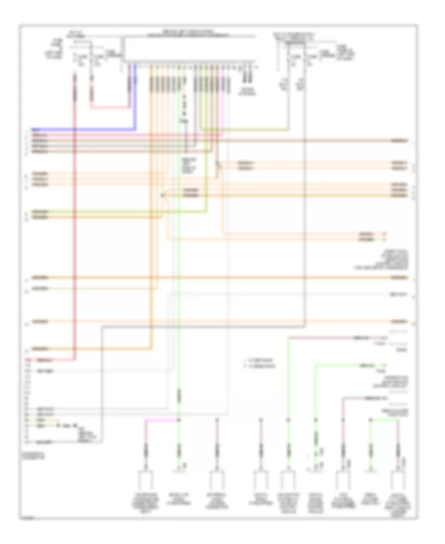Computer Data Lines Wiring Diagram 2 of 3 for Audi Q7 Premium 2014