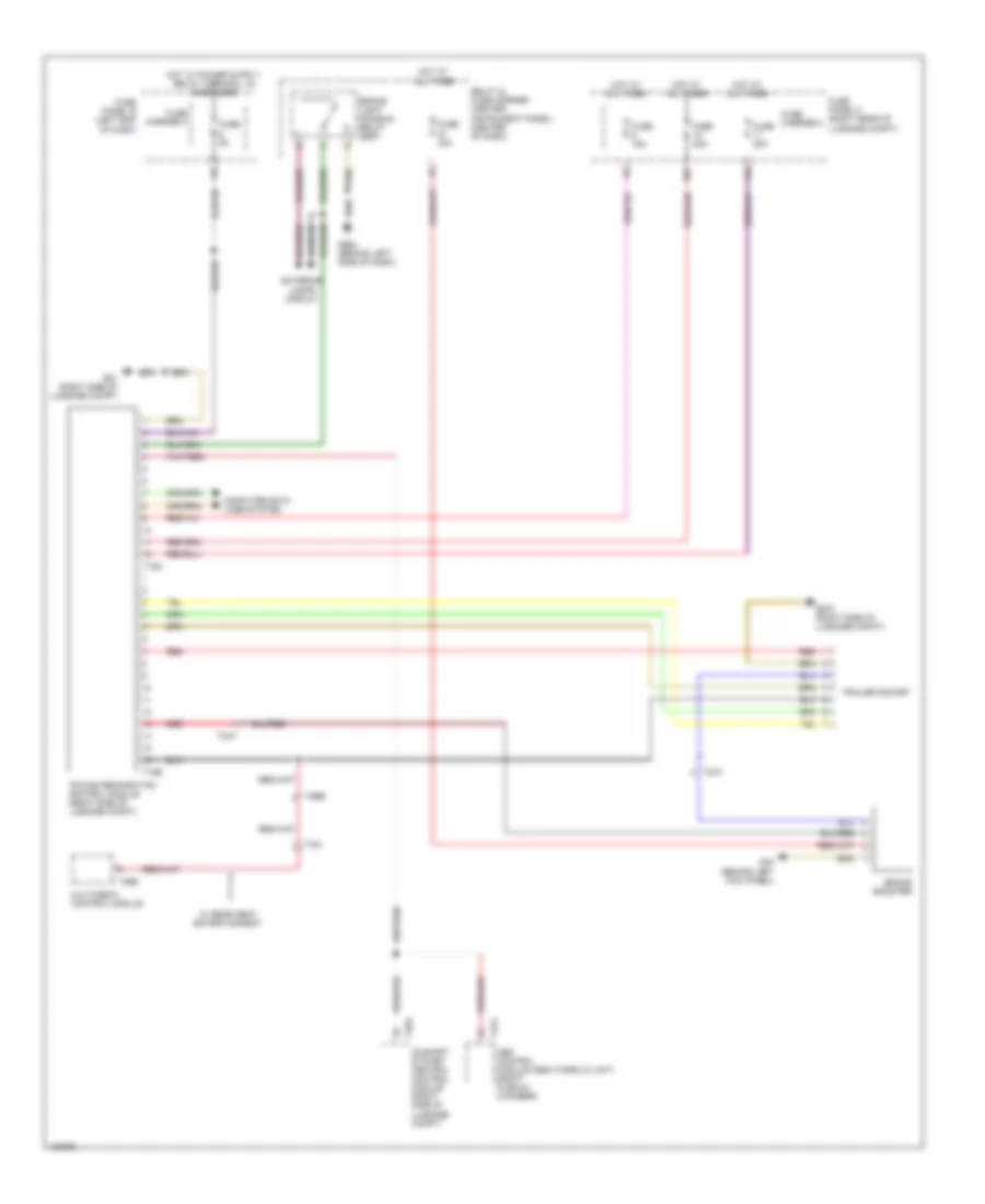 Trailer Tow Wiring Diagram for Audi Q7 Premium 2014