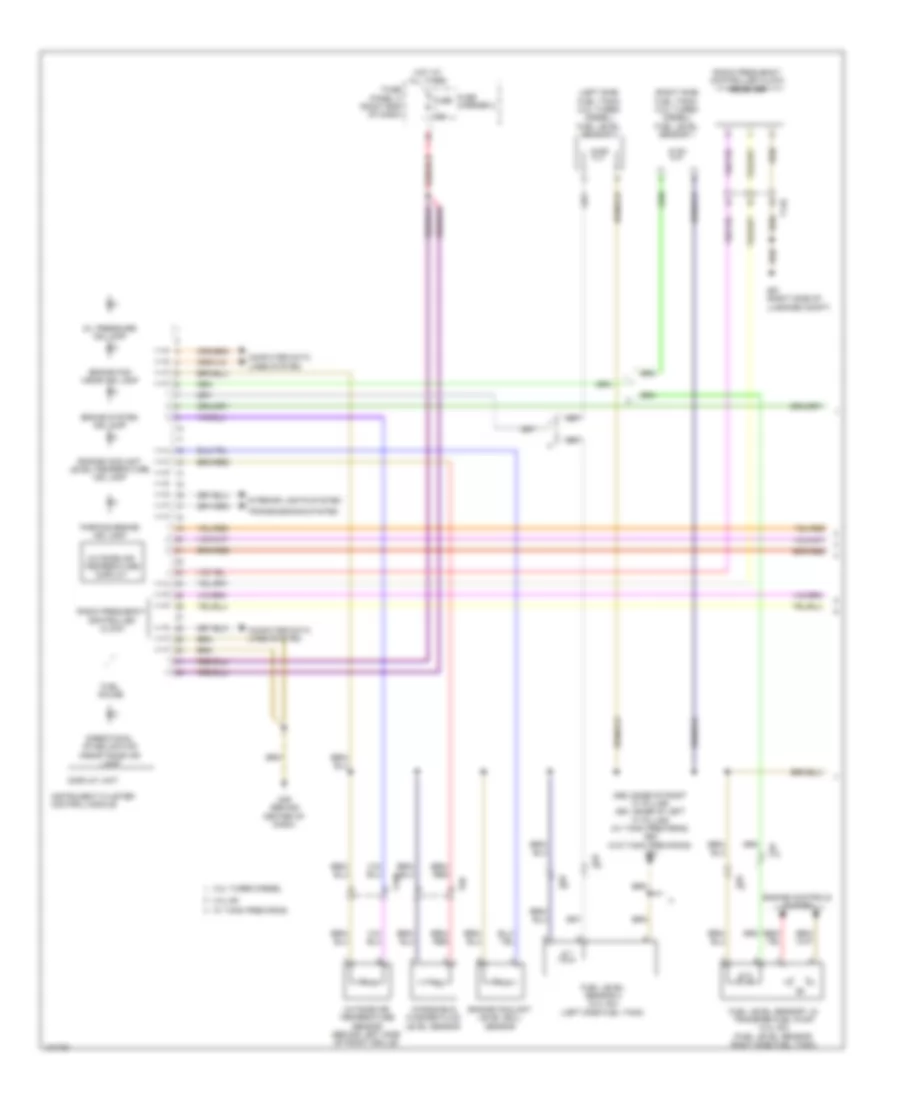 Instrument Cluster Wiring Diagram 1 of 2 for Audi Q7 Premium 2014