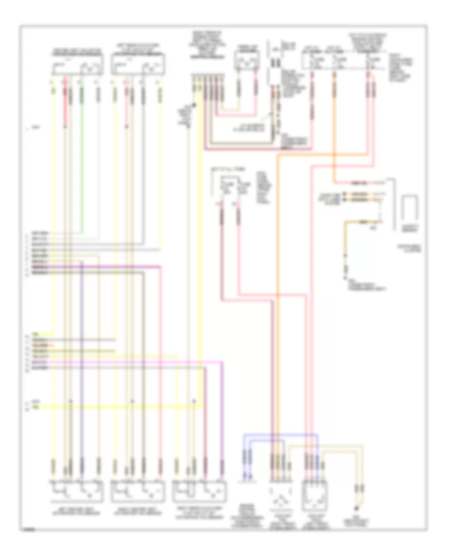Automatic AC Wiring Diagram (2 of 3) for Audi A8 L Quattro 2004