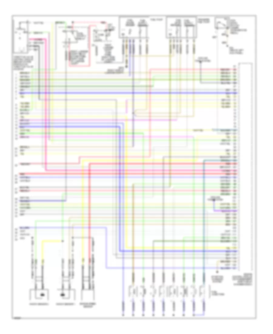 4.2L, Engine Performance Wiring Diagram (4 of 4) for Audi A8 L Quattro 2004