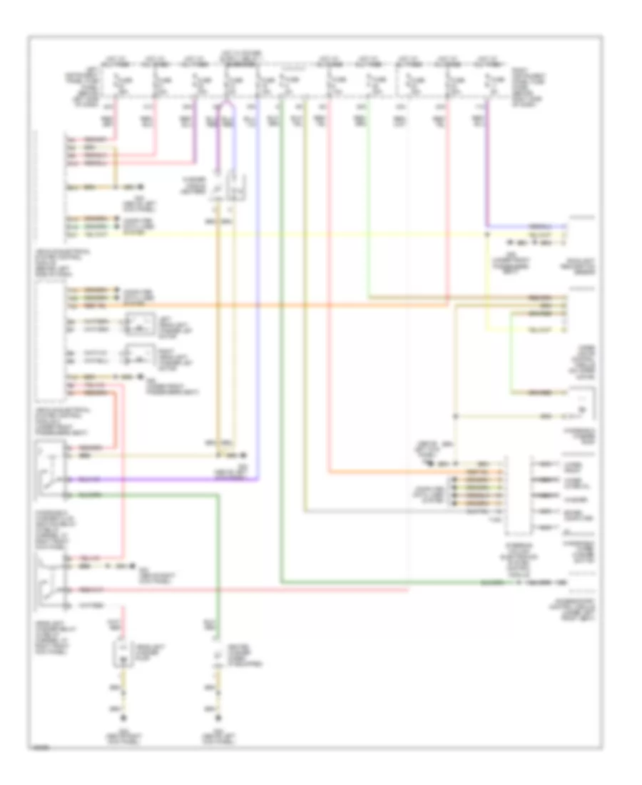 Передняя Электросхема стеклоочистителя, дворников и омывателя Дворника/Шайбы и Фары для Audi A8 L Quattro 2004