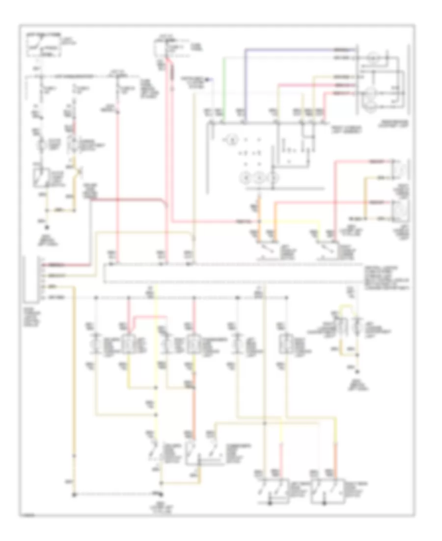 Courtesy Lamp Wiring Diagram for Audi A4 1999