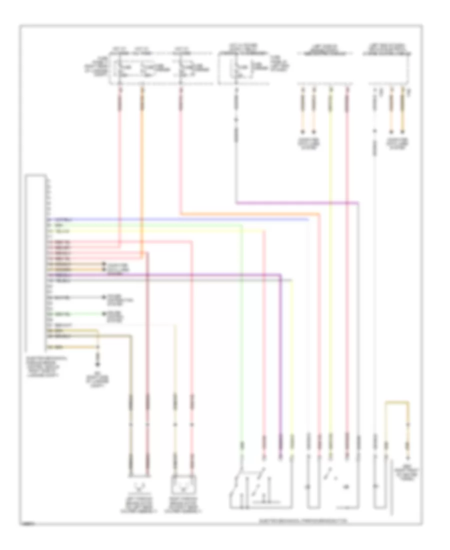 Electromechanical Parking Brake Wiring Diagram for Audi A7 Premium 2013