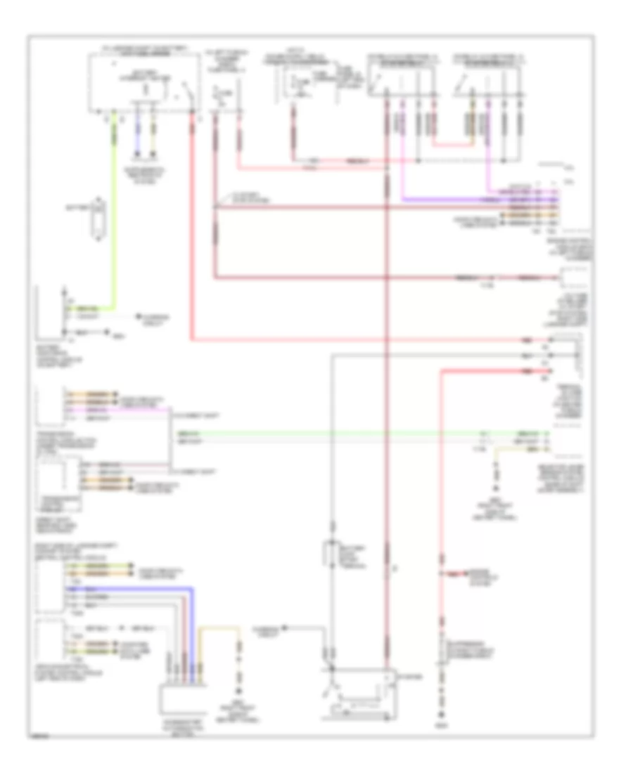 Starting Wiring Diagram for Audi A7 Premium 2013