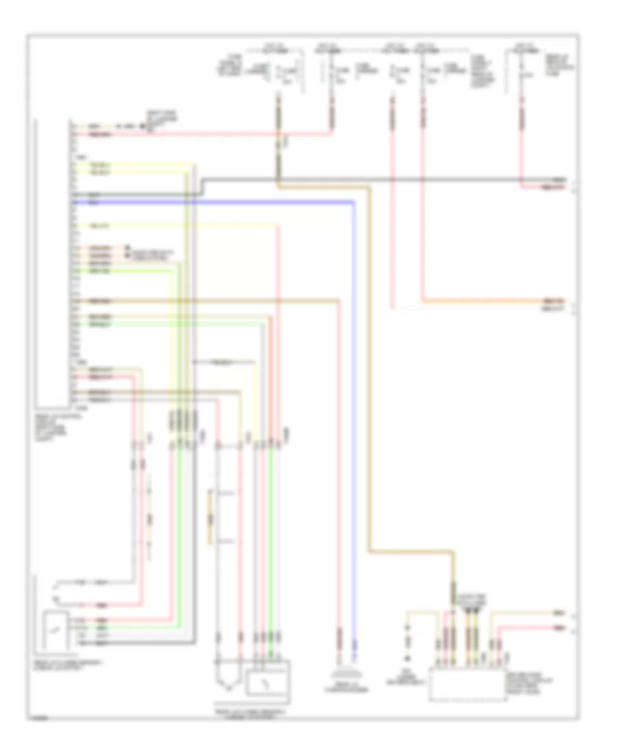 Trunk  Fuel Door Release Wiring Diagram 1 of 2 for Audi A7 Premium 2013