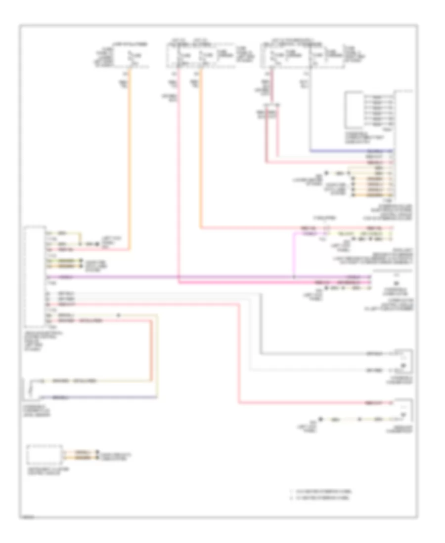 Wiper Washer Wiring Diagram for Audi A7 Premium 2013