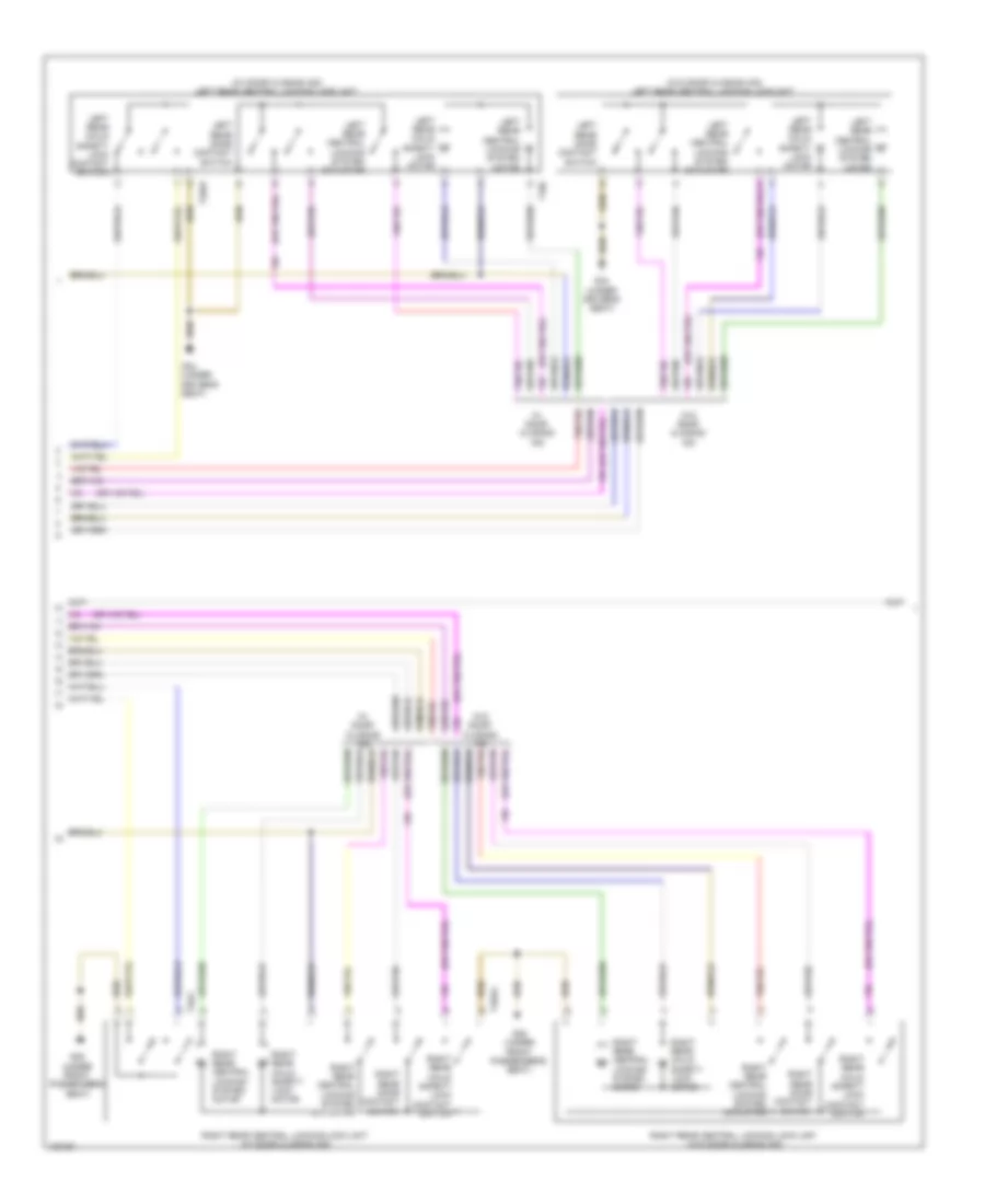 Anti theft Wiring Diagram 3 of 5 for Audi A7 Premium 2013