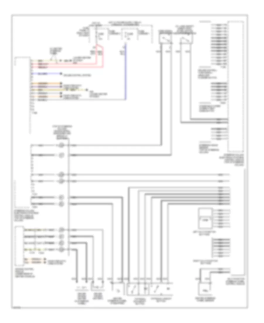 Steering Column Electronic Systems Control Module Wiring Diagram for Audi A7 Premium 2013