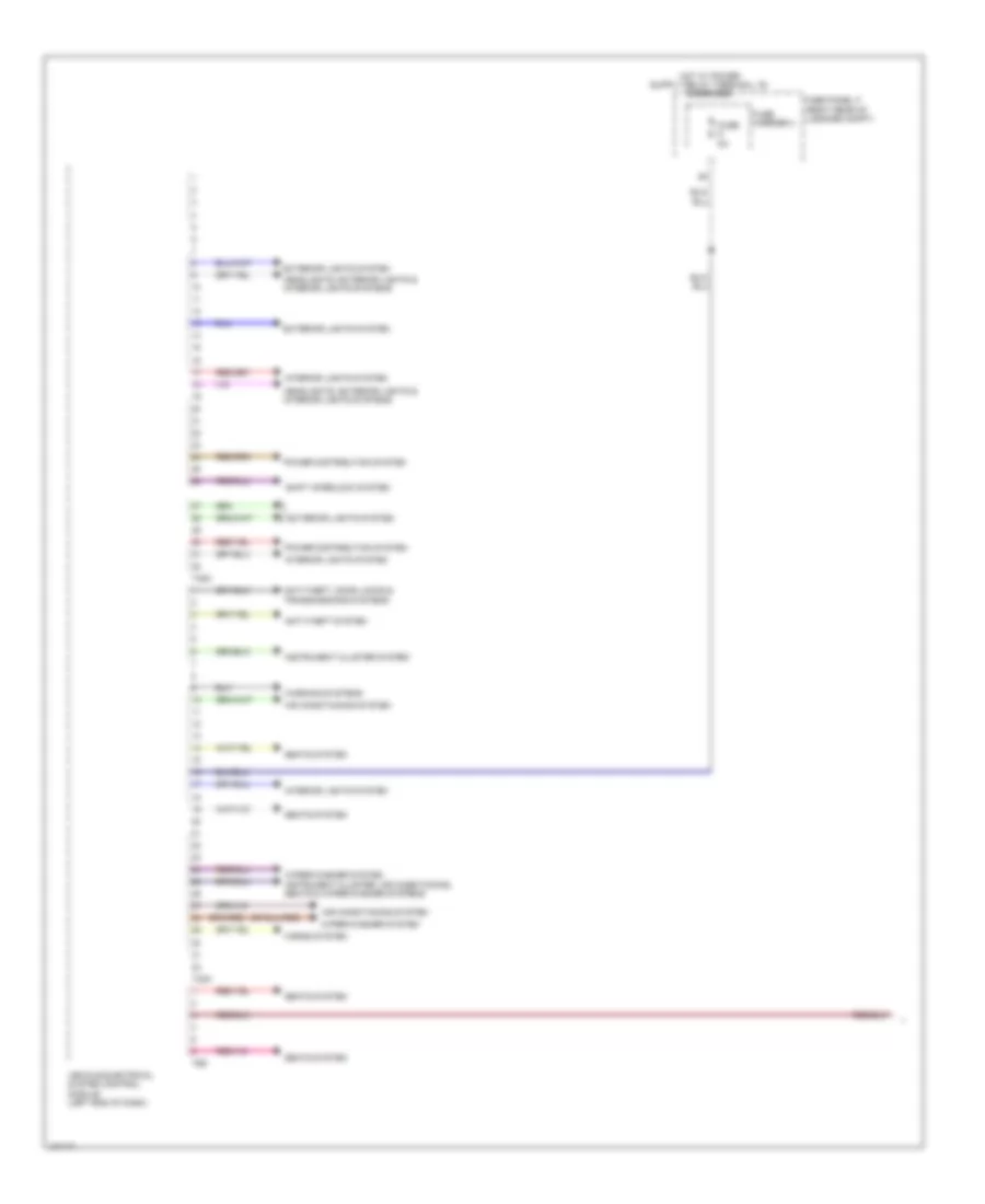 Vehicle Electrical System Control Module Wiring Diagram 1 of 2 for Audi A7 Premium 2013