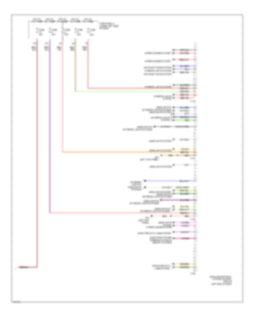 Vehicle Electrical System Control Module Wiring Diagram 2 of 2 for Audi A7 Premium 2013