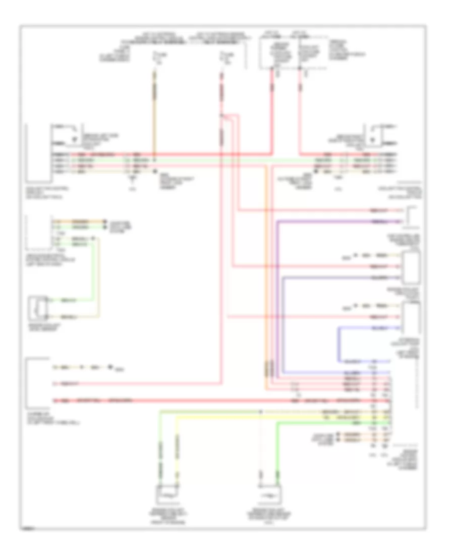 Cooling Fan Wiring Diagram for Audi A7 Premium 2013