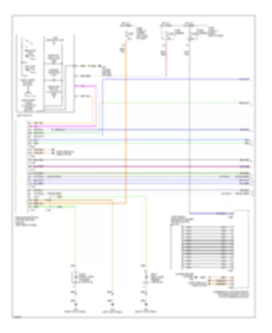 Exterior Lamps Wiring Diagram 1 of 5 for Audi A7 Premium 2013