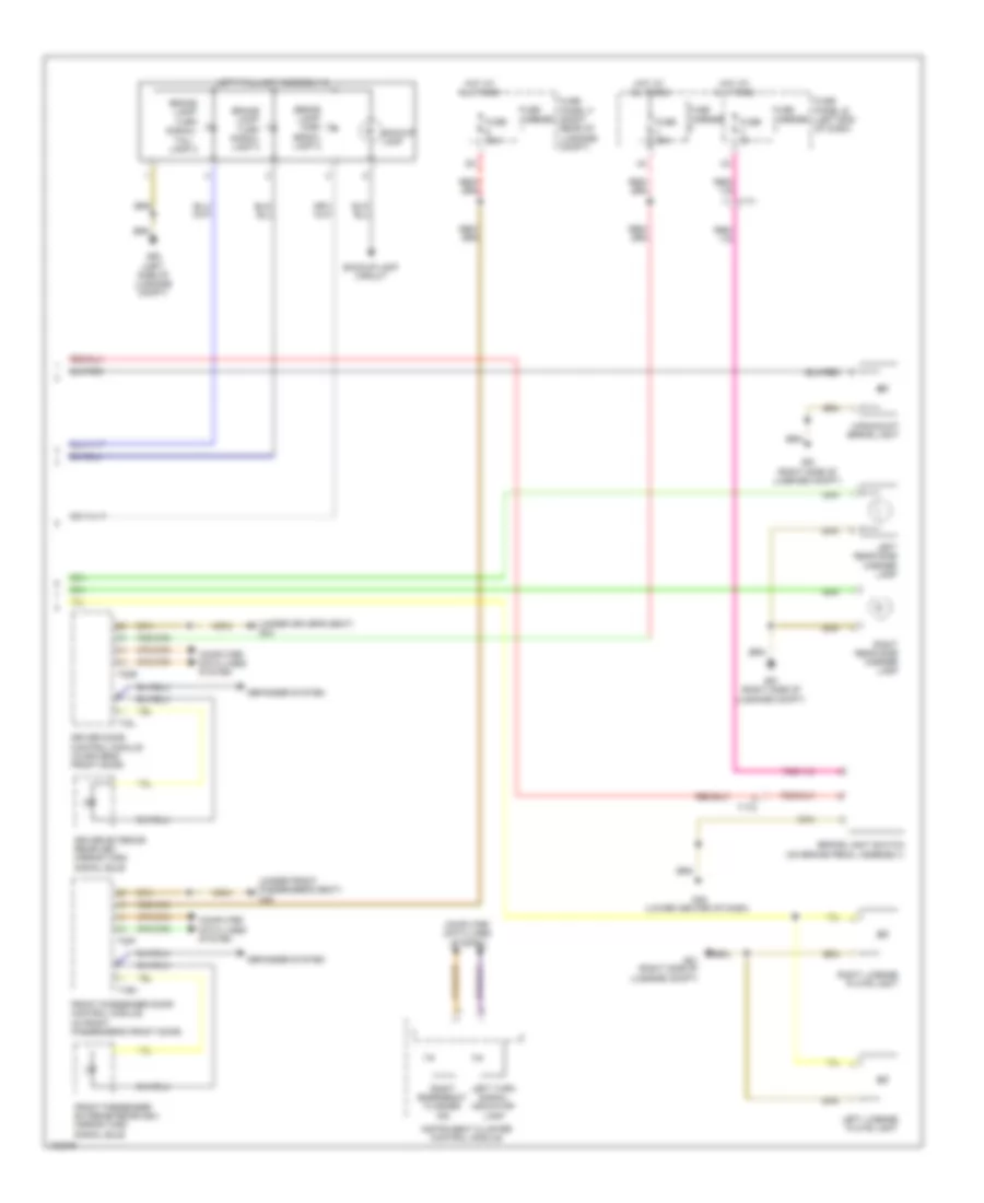 Exterior Lamps Wiring Diagram 5 of 5 for Audi A7 Premium 2013