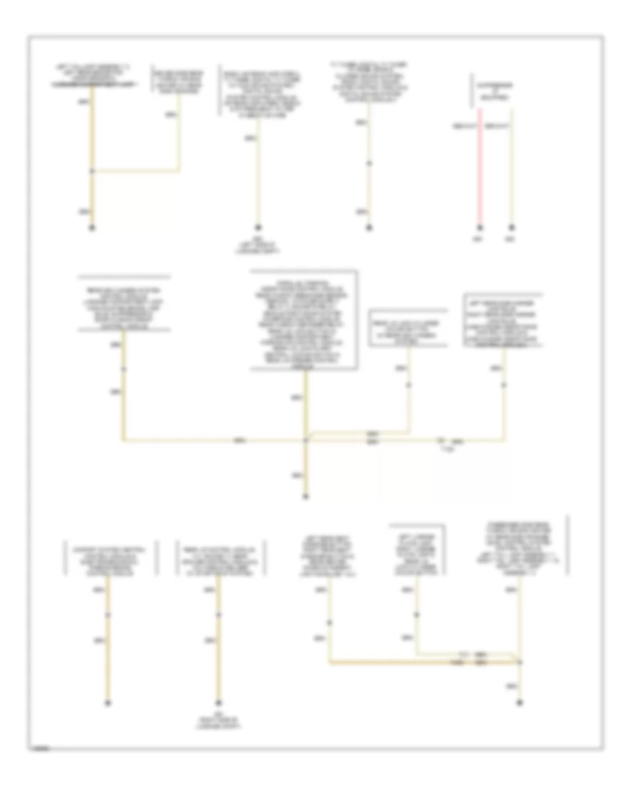 Ground Distribution Wiring Diagram 3 of 5 for Audi A7 Premium 2013