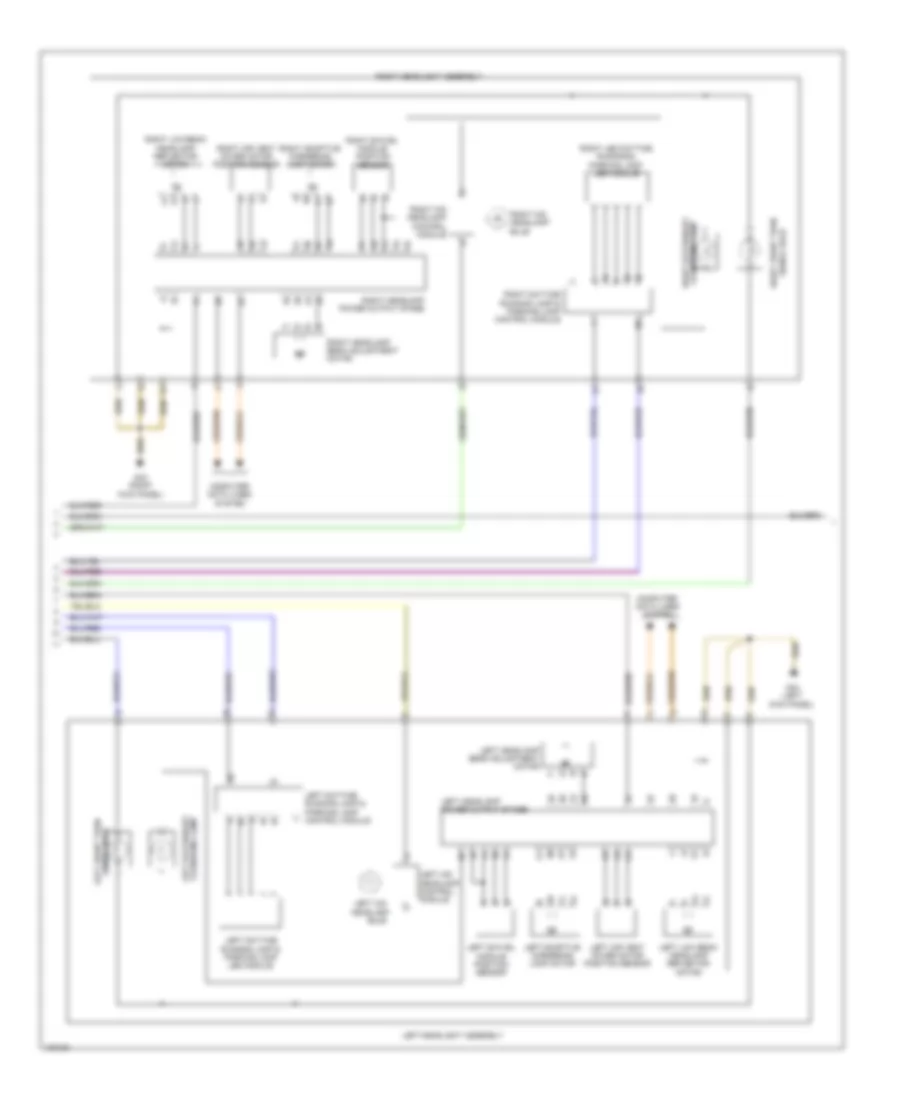 Headlights Wiring Diagram with HID with Bi Xenon Headlights 2 of 3 for Audi A7 Premium 2013