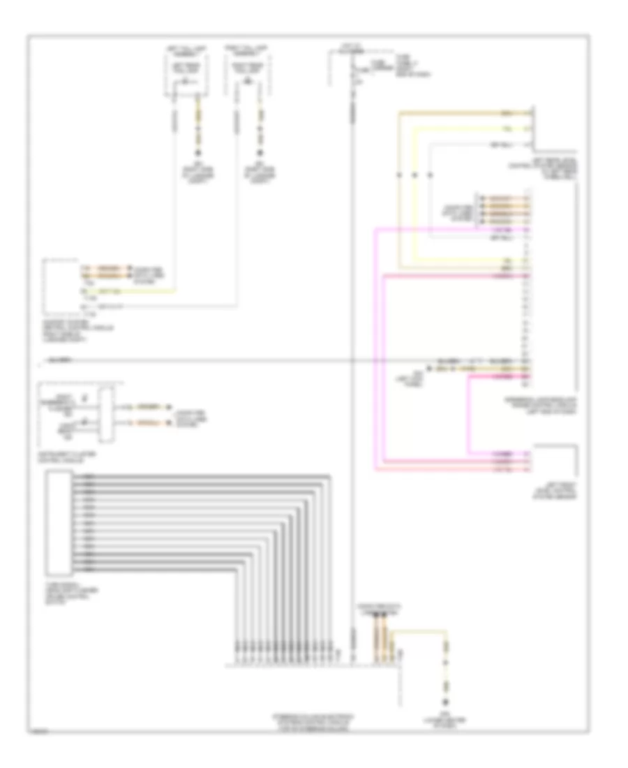 Headlights Wiring Diagram with HID with Bi Xenon Headlights 3 of 3 for Audi A7 Premium 2013