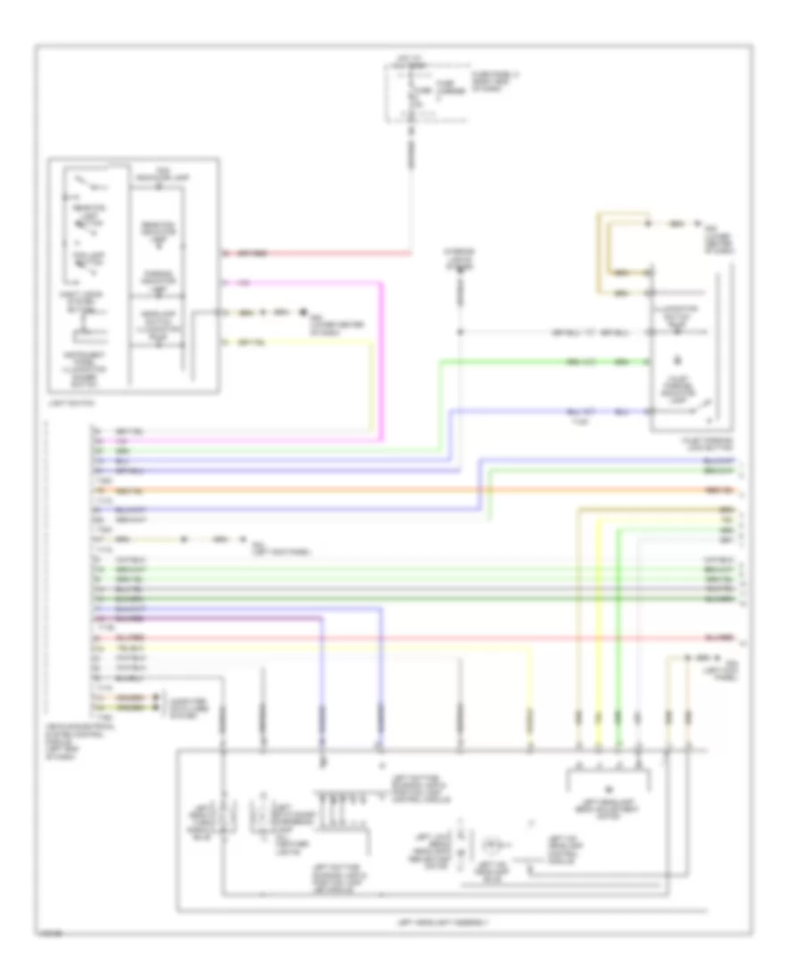 Headlights Wiring Diagram with HID without Bi Xenon Headlights 1 of 3 for Audi A7 Premium 2013