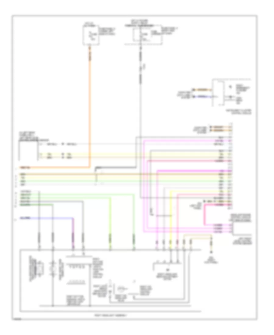 Headlights Wiring Diagram with HID without Bi Xenon Headlights 3 of 3 for Audi A7 Premium 2013