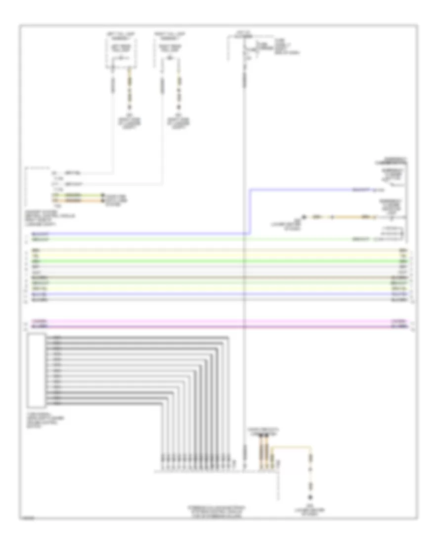 Headlights Wiring Diagram without HID Headlamps 2 of 3 for Audi A7 Premium 2013