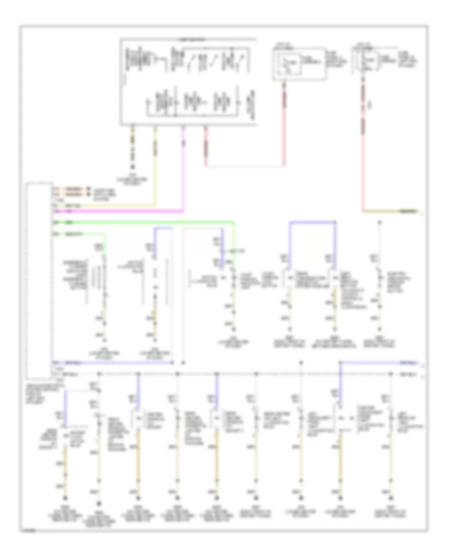 Instrument Illumination Wiring Diagram 1 of 3 for Audi A7 Premium 2013