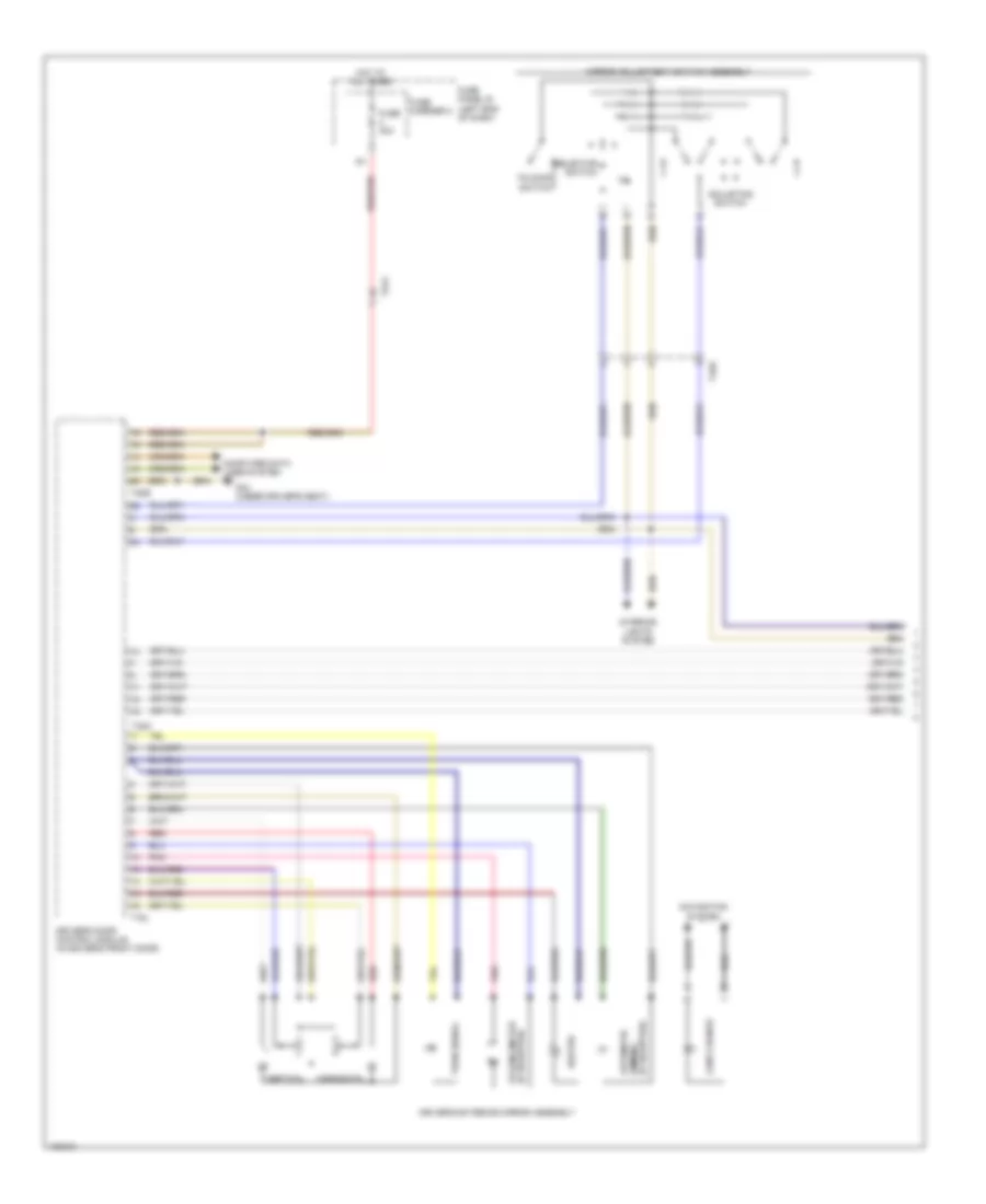 Memory Mirrors Wiring Diagram 1 of 2 for Audi A7 Premium 2013