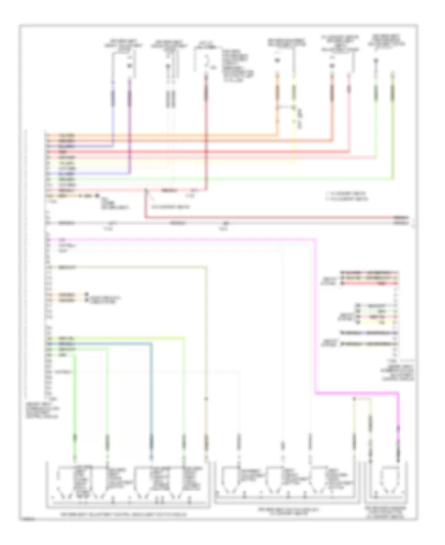 Memory Seat Wiring Diagram 1 of 4 for Audi A7 Premium 2013