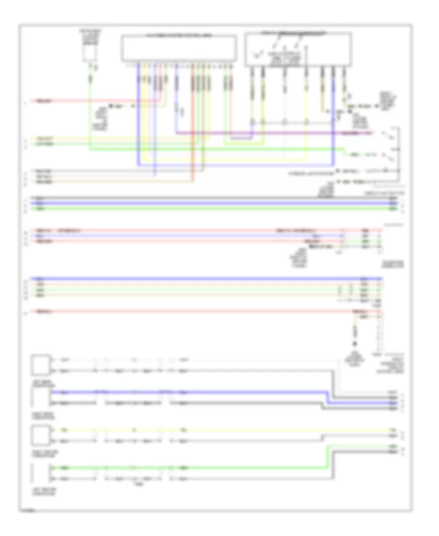 Navigation Wiring Diagram with Bose RMC 2 of 3 for Audi A7 Premium 2013