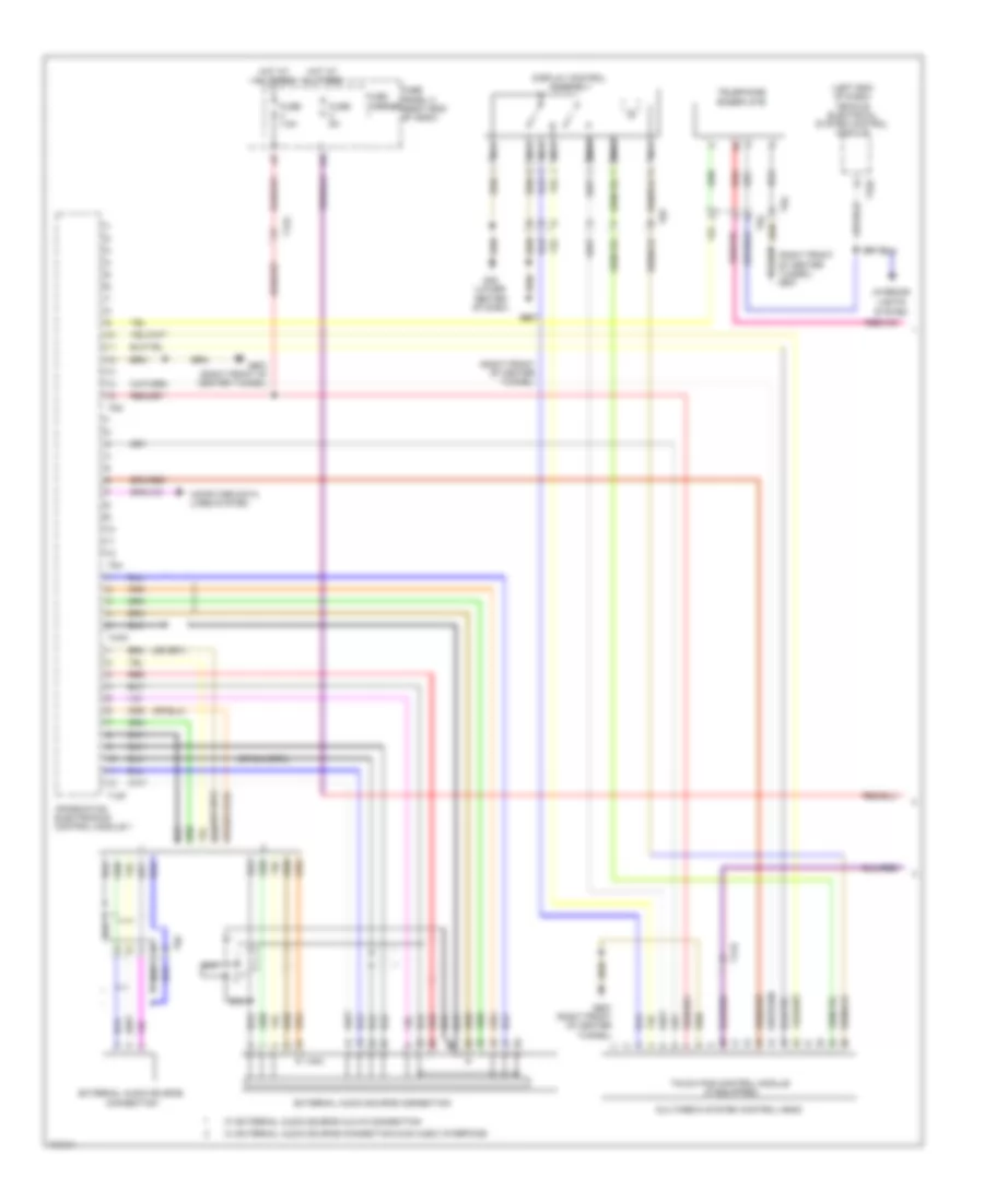 Navigation Wiring Diagram with Navigation Plus 1 of 2 for Audi A7 Premium 2013