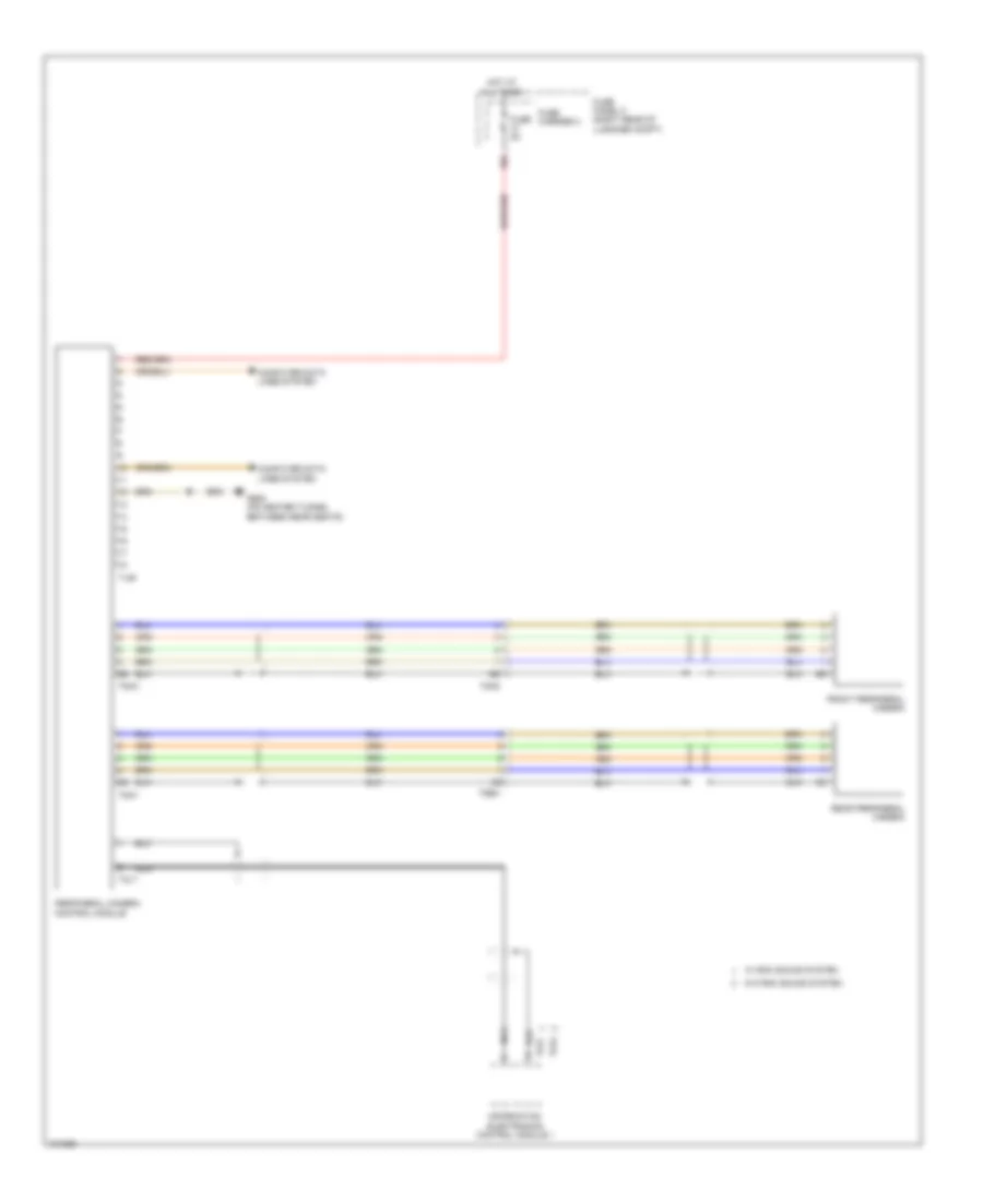 Peripheral Camera Wiring Diagram for Audi A7 Premium 2013