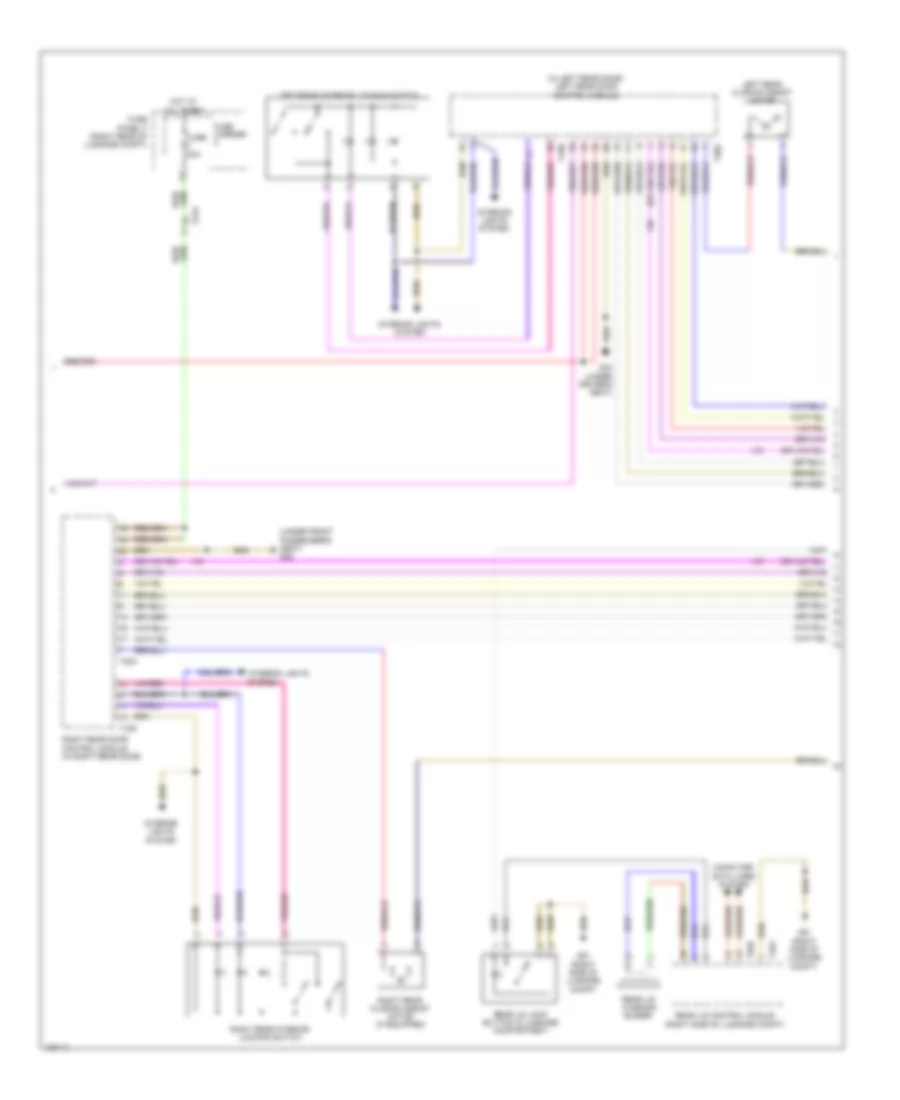 Power Door Locks Wiring Diagram 2 of 5 for Audi A7 Premium 2013