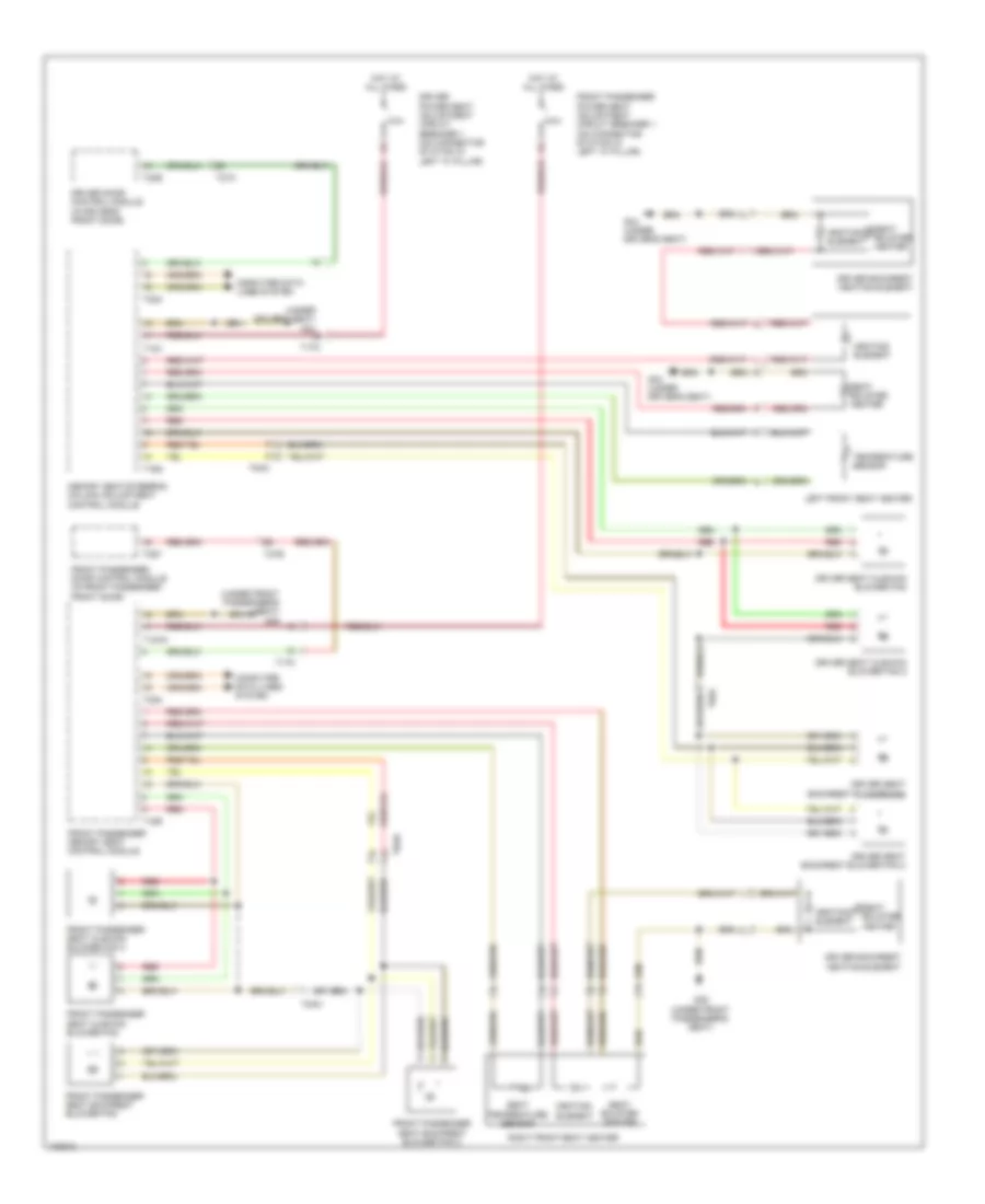 Heated Seats Wiring Diagram with Memory Seats  Comfort Seat for Audi A7 Premium 2013