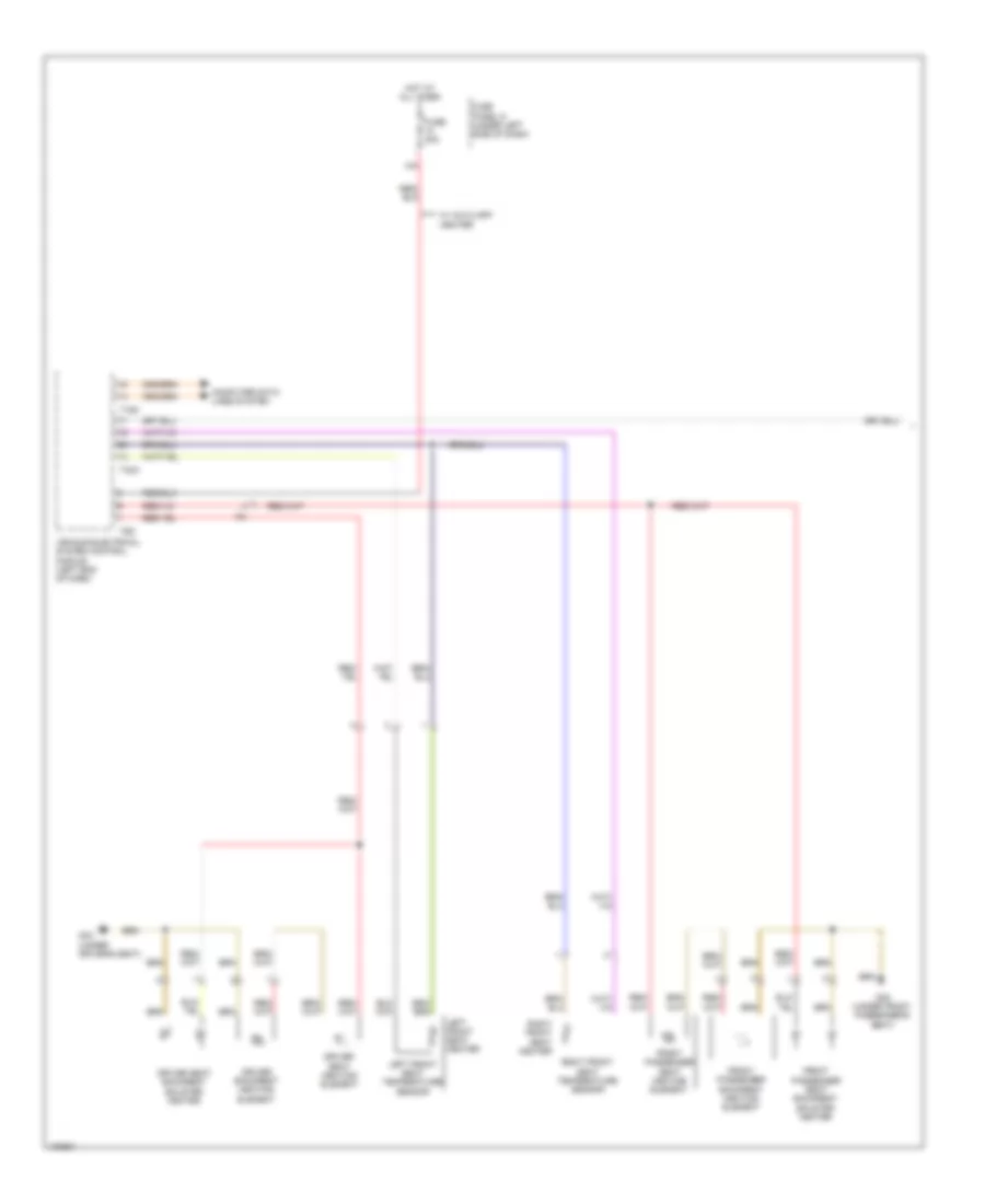 Heated Seats Wiring Diagram without Memory  Ventilation 1 of 2 for Audi A7 Premium 2013