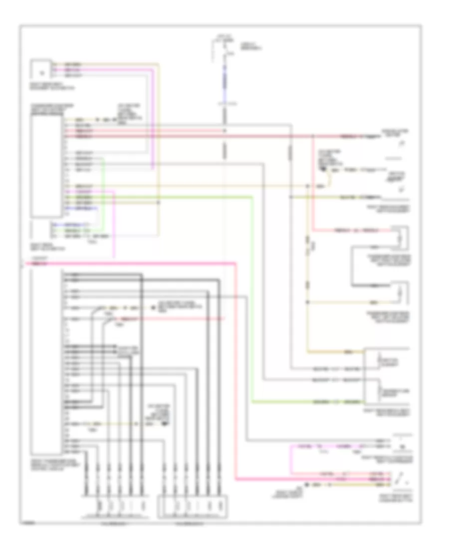 Rear Heated Seats Wiring Diagram 2 of 2 for Audi A7 Premium 2013