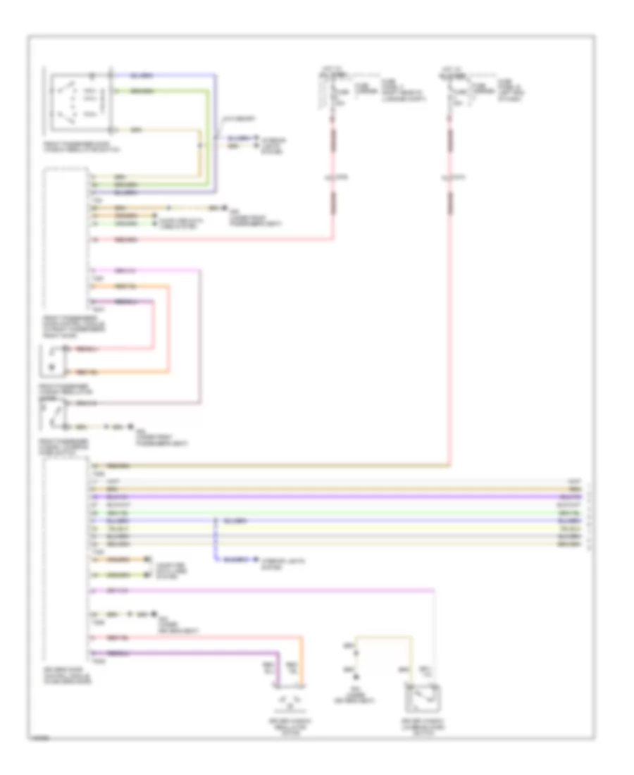 Power Windows Wiring Diagram 1 of 2 for Audi A7 Premium 2013