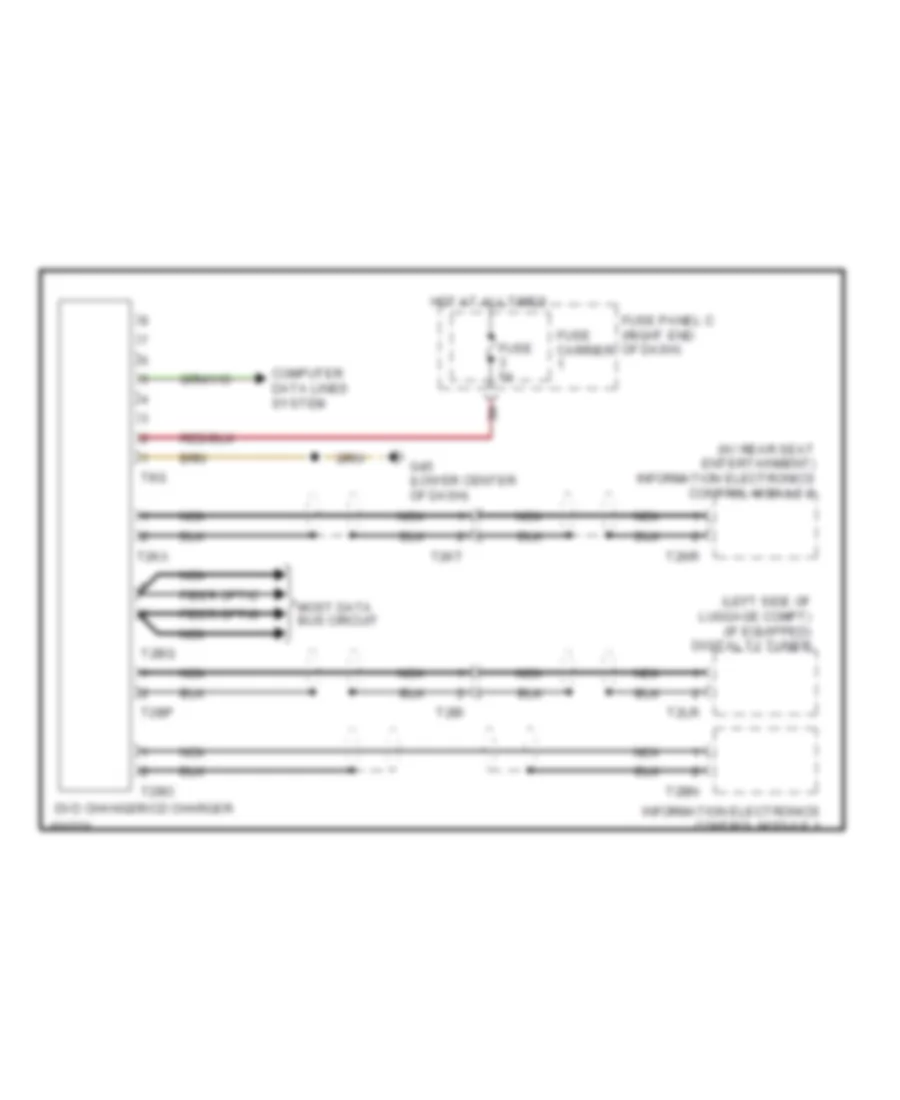 CD DVD Changer Wiring Diagram for Audi A7 Premium 2013