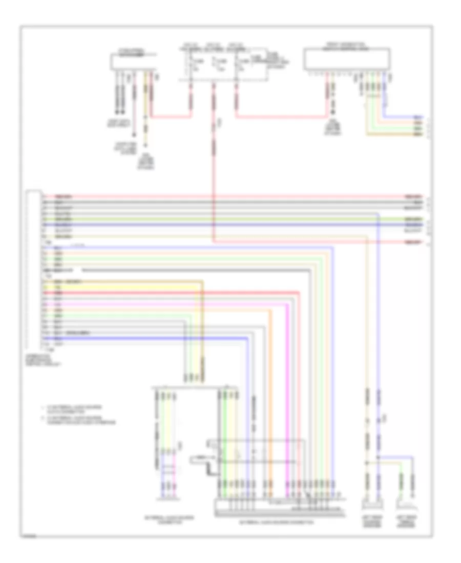 Multimedia Interface Wiring Diagram with Radio Plus 1 of 3 for Audi A7 Premium 2013