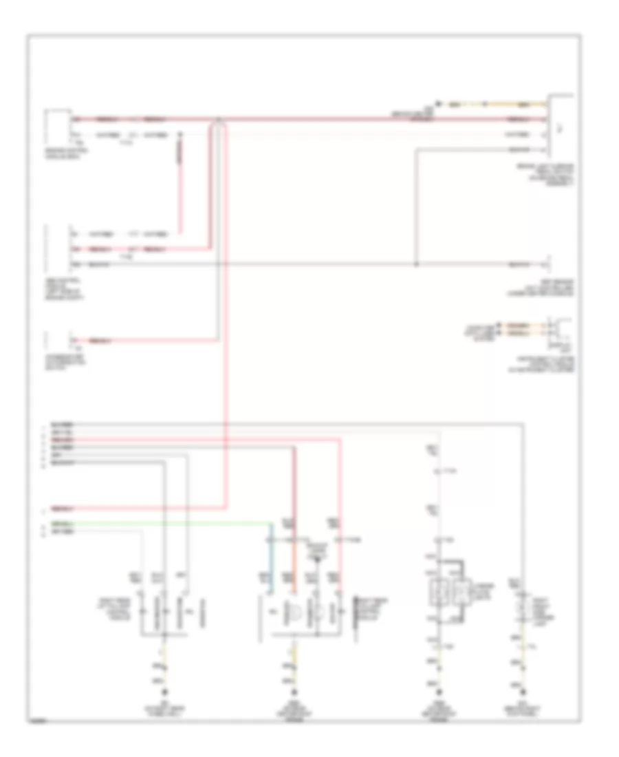 Exterior Lamps Wiring Diagram, Wagon (2 of 2) for Audi A6 3.0T Avant Quattro 2011