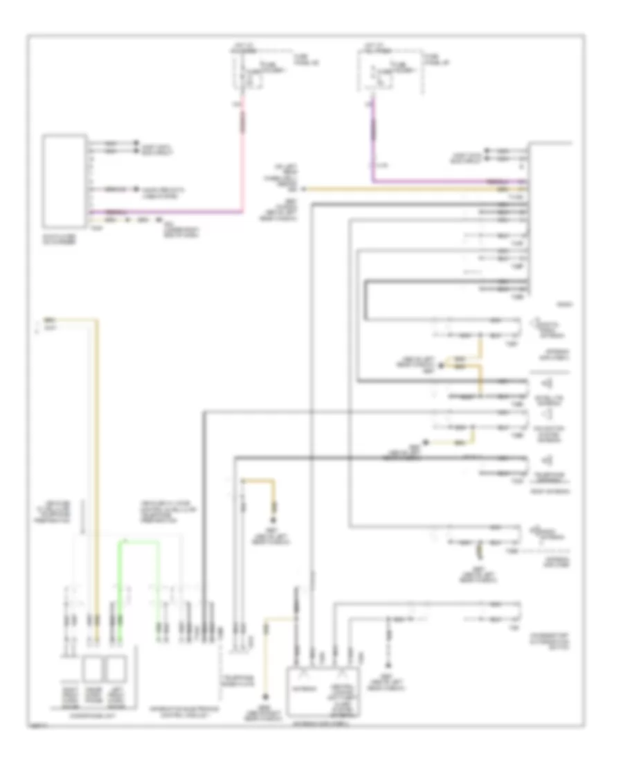 Radio Wiring Diagram, with Bose (2 of 2) for Audi A6 3.0T Avant Quattro 2011